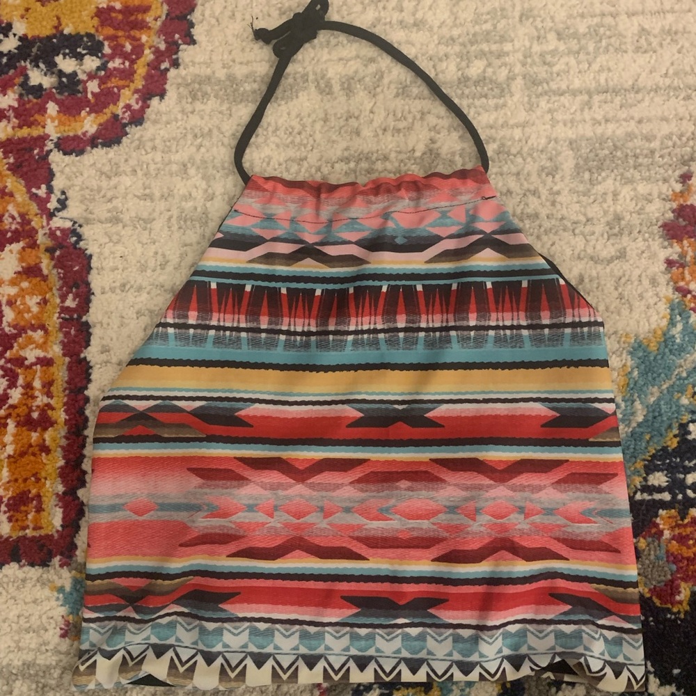 Warrior Within halter crop top